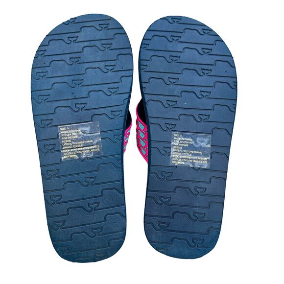 Vineyard Vines Whale Flip Flops Girls Size 5y - Picture 2 of 3
